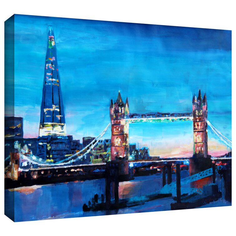 Ebern Designs London Tower Bridge On Canvas by Martina And Markus ...