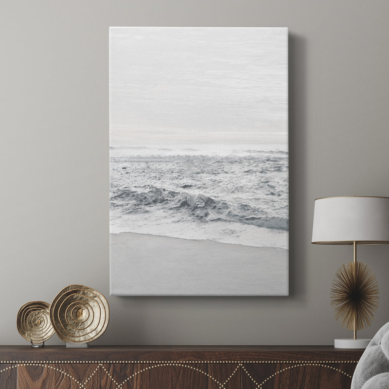 Gentle Tides II -Custom Wrapped Gallery Cavas, 18" H x 12" W