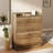 This Brown, Farmhouse-Style Shoe Cabinet Features Double Flip-Top Drawers, 5 Storage Shelves, Metal Legs, And A Narrow, Independent Design, Making It Suitable For Entryways And Hallways.