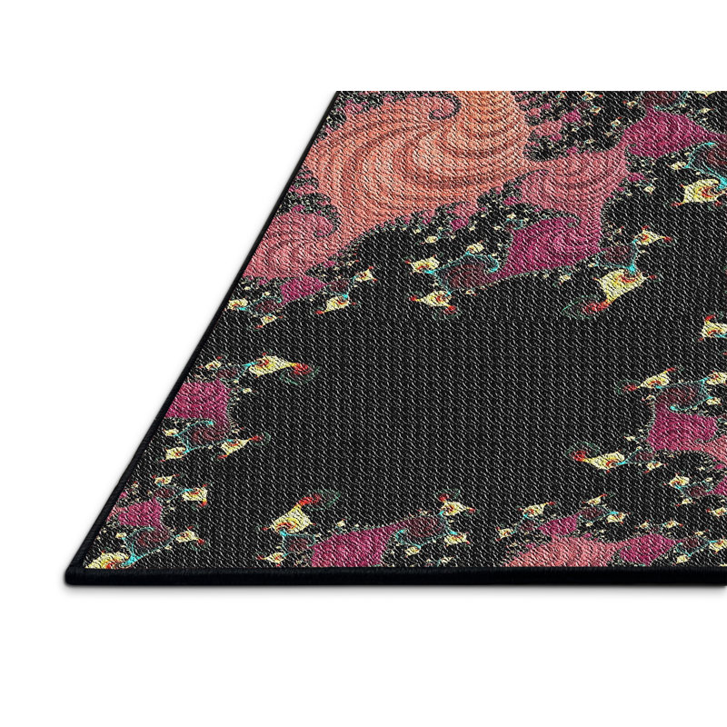 Tapis noir, Rectangle 5 pi x 7 pi