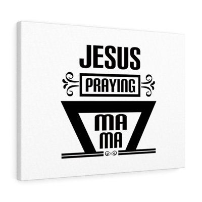 Jesus Praying - Wrapped Canvas Print