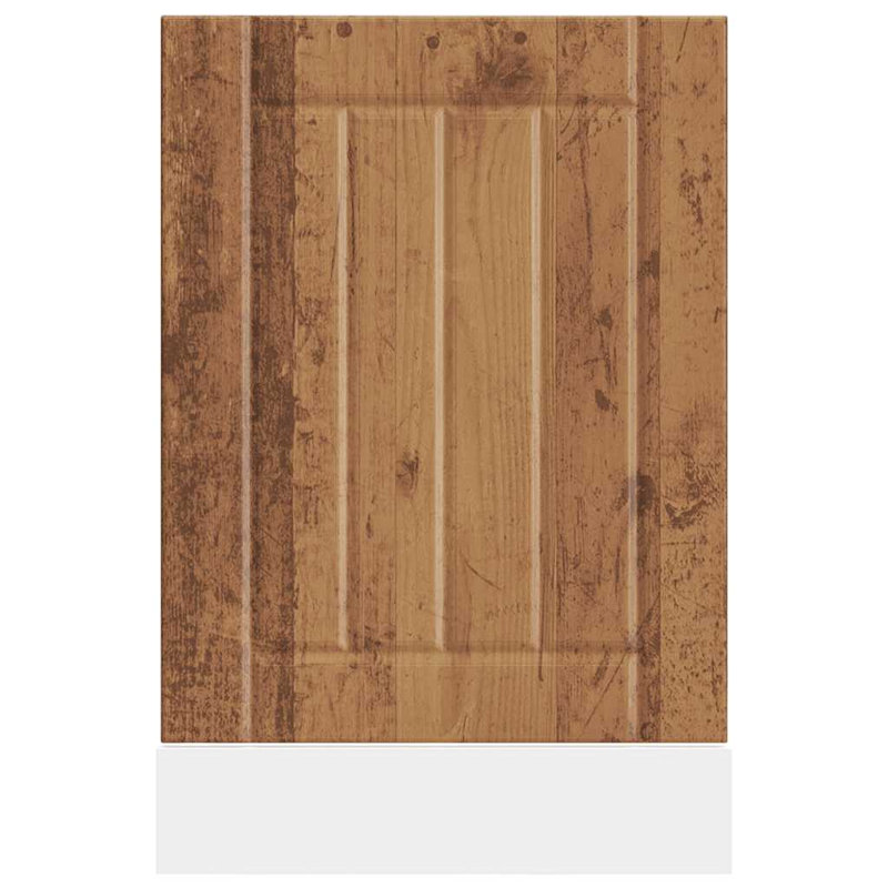 Dishwasher Panel Lucca Oak Engineered Wood, Old Wood, 67cm H x 45cm W x 1.5cm D