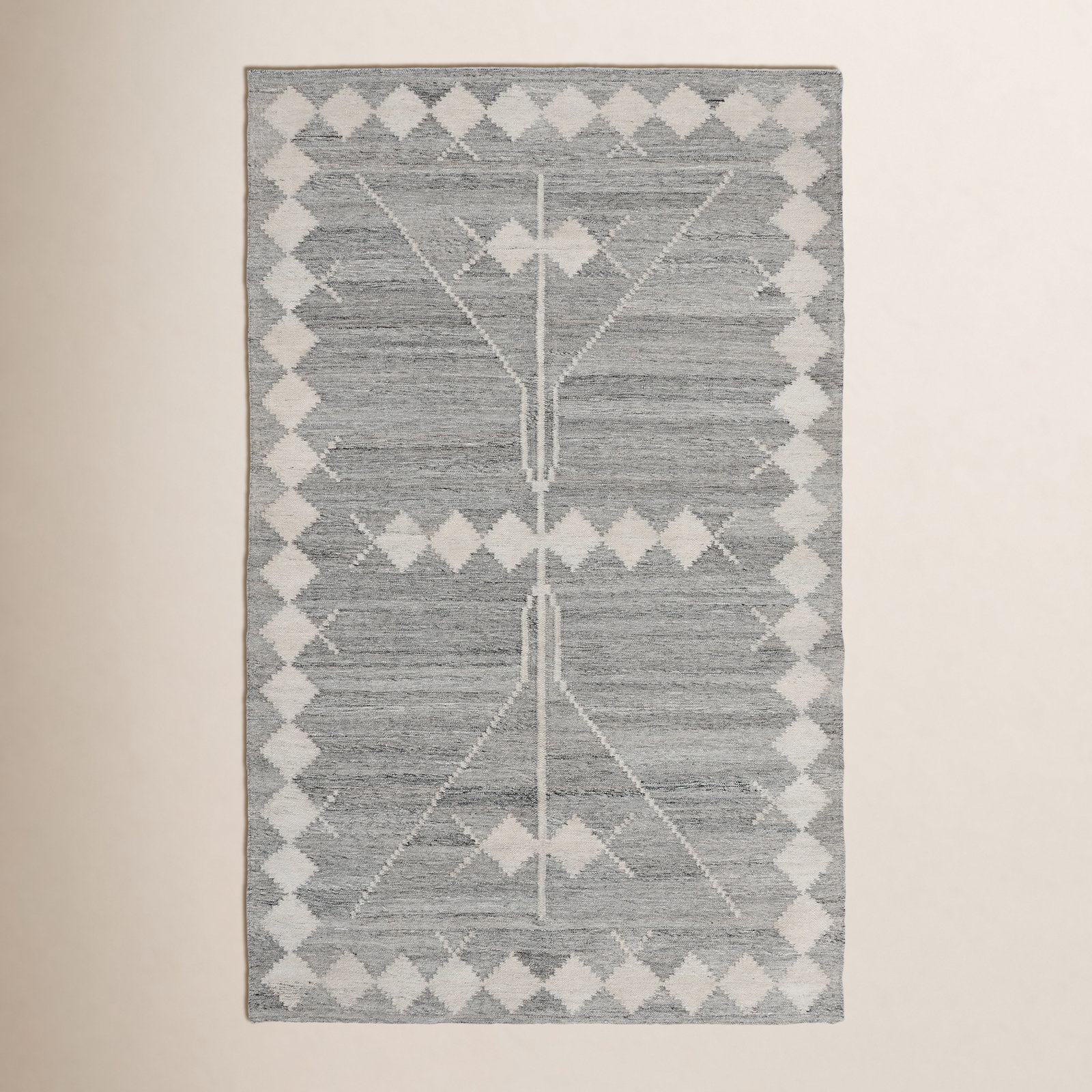 Gray Hand-Woven Outdoor Rug, Rectangle 8' x 10'