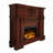59 Inch Classical Electric Fireplace, Carved, Remote-1321317274