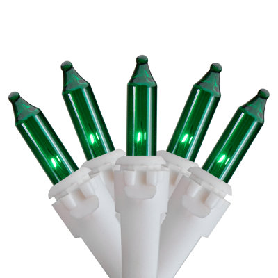 50-Count Mini Christmas Light Set 10ft Wire