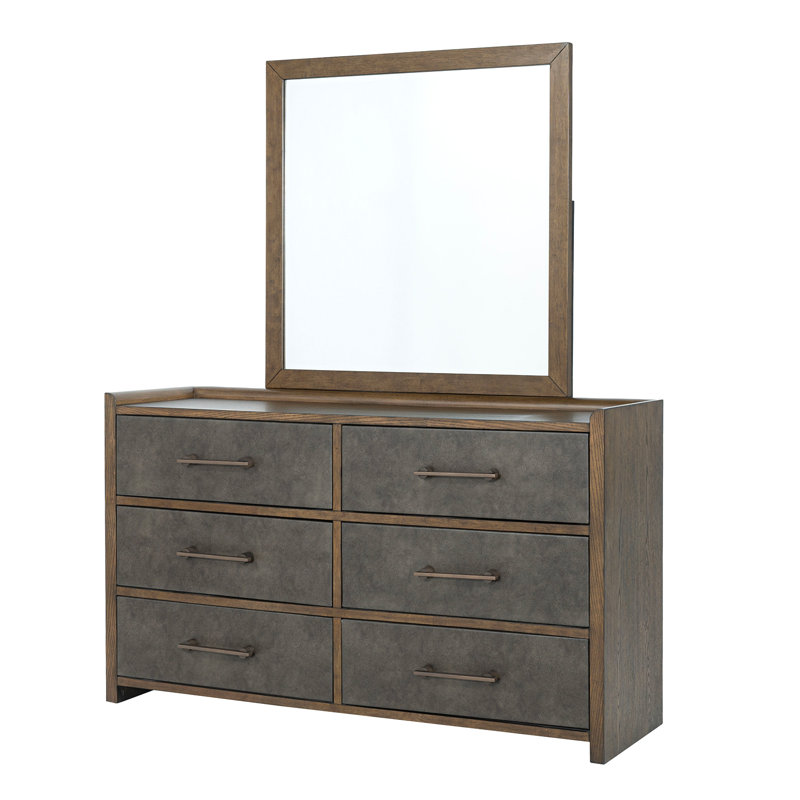 Commode 6 tiroirs avec miroir Chapple