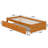 Concord Solid Wood Platform Bed with Footboard & Twin XL Trundle-96140404-126307755
