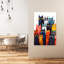 «Colorful Cat Collection», art mural moderne et coloré-129149627