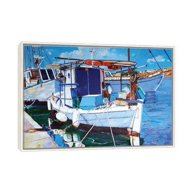 Fishing Port - Wall Art Print - Framed Canvas