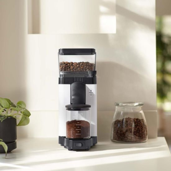 Moccamaster Electric Burr Coffee Grinder, Matt White