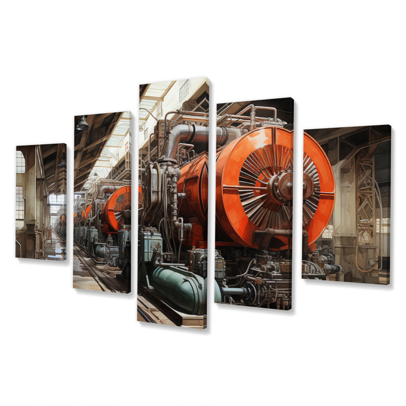 Kylise - reproduction d'art sur toile - 5 panneaux