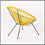 Chaise Anson (ensemble de 2) - Jaune