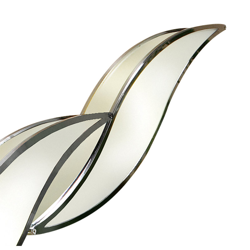 Vasta Chrome Flush Mounted Sconce