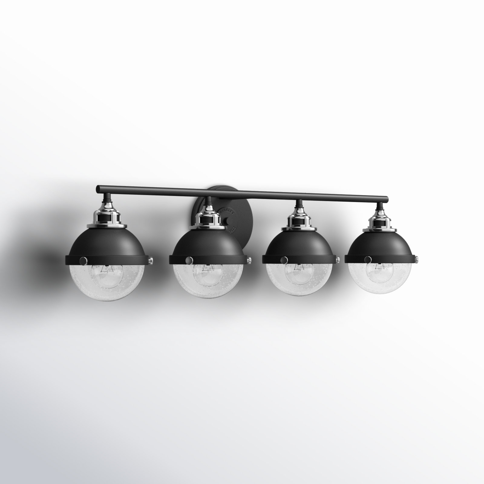Kyoto 4 Light Seeded Dimmable Vanity Light