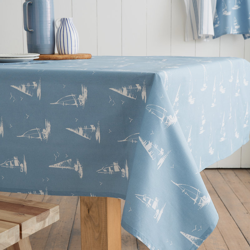 Salcombe Boats Cotton Table Cloth, 137 x 178 cm