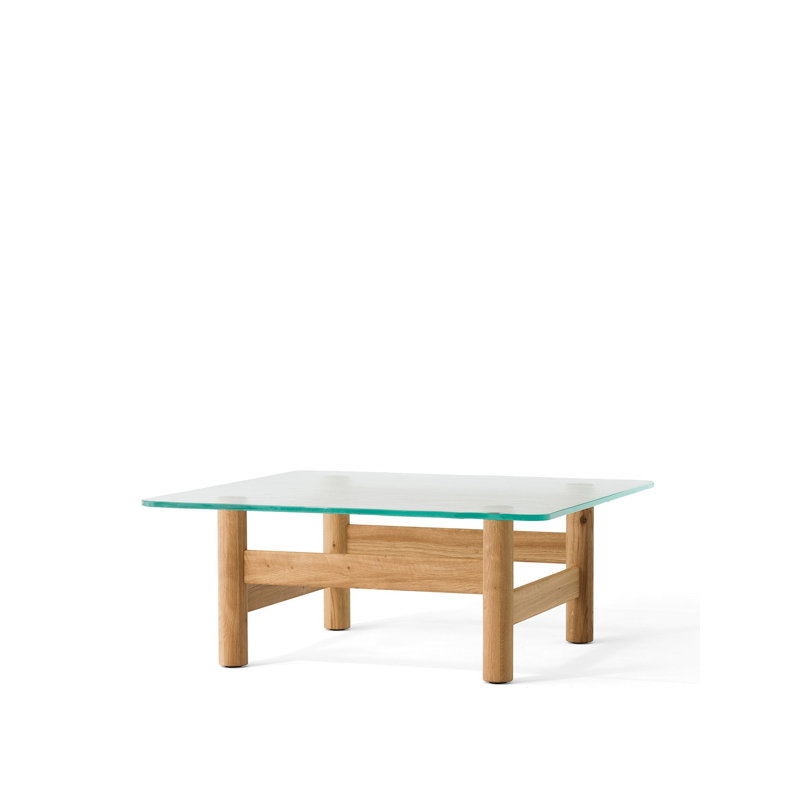 Brasilia Coffee Table, Natural Oak