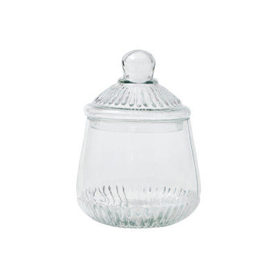 French Bistro Glass Biscuit Jar