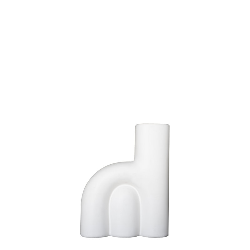 Organic White Ceramic Novelty Table Vase