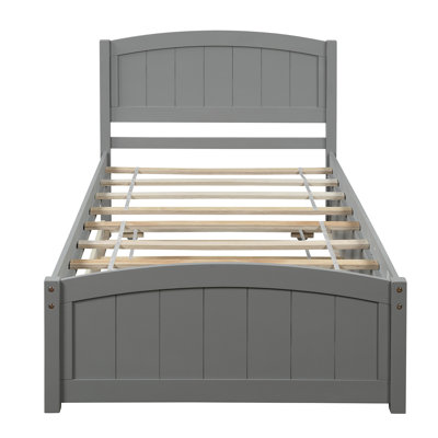 Lit plateforme simple avec lit gigogne
