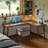 Walnut L-Shaped Solid Wood desk-108679354-108679357
