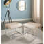 Finley Velvet Stool With Metal Base (pair)-1969075241