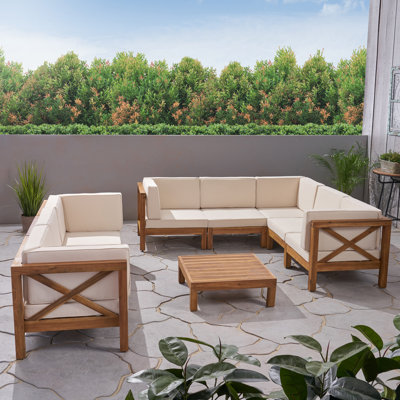 Ensemble de conversation modulaire 9 pièces Carlton