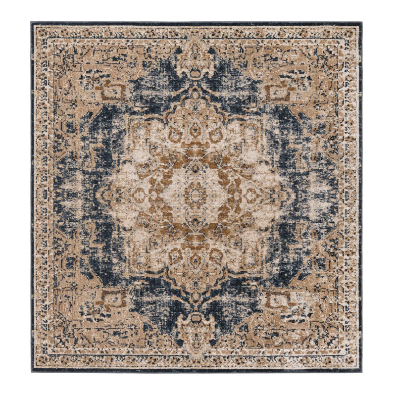 Arloa Oriental Indoor Rug, Square 5'3"