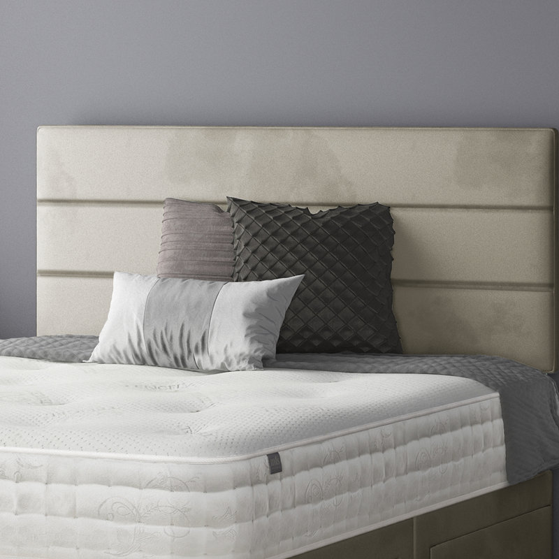 Hayder Divan Bed Base, Coffee, Single (3'), No Drawer