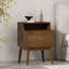 Ensemble de 2 tables de bout avec table de chevet et table de chevet moderne-1563158177