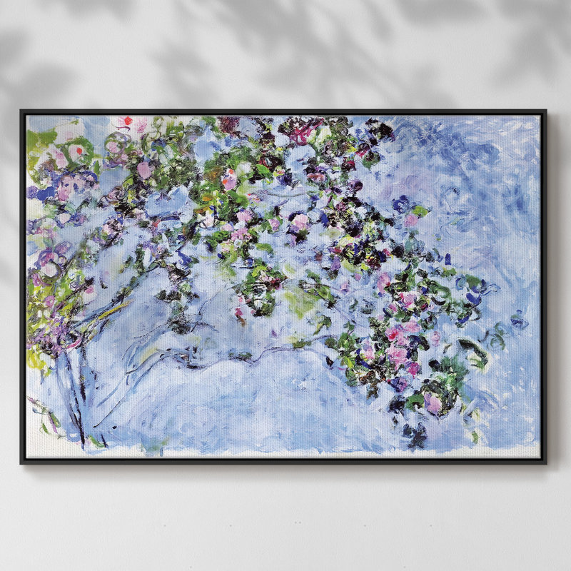The Rose Bush, 1925, reproduction d'art sur toile, Noir, H 17 po x l 25 po x P 2 po