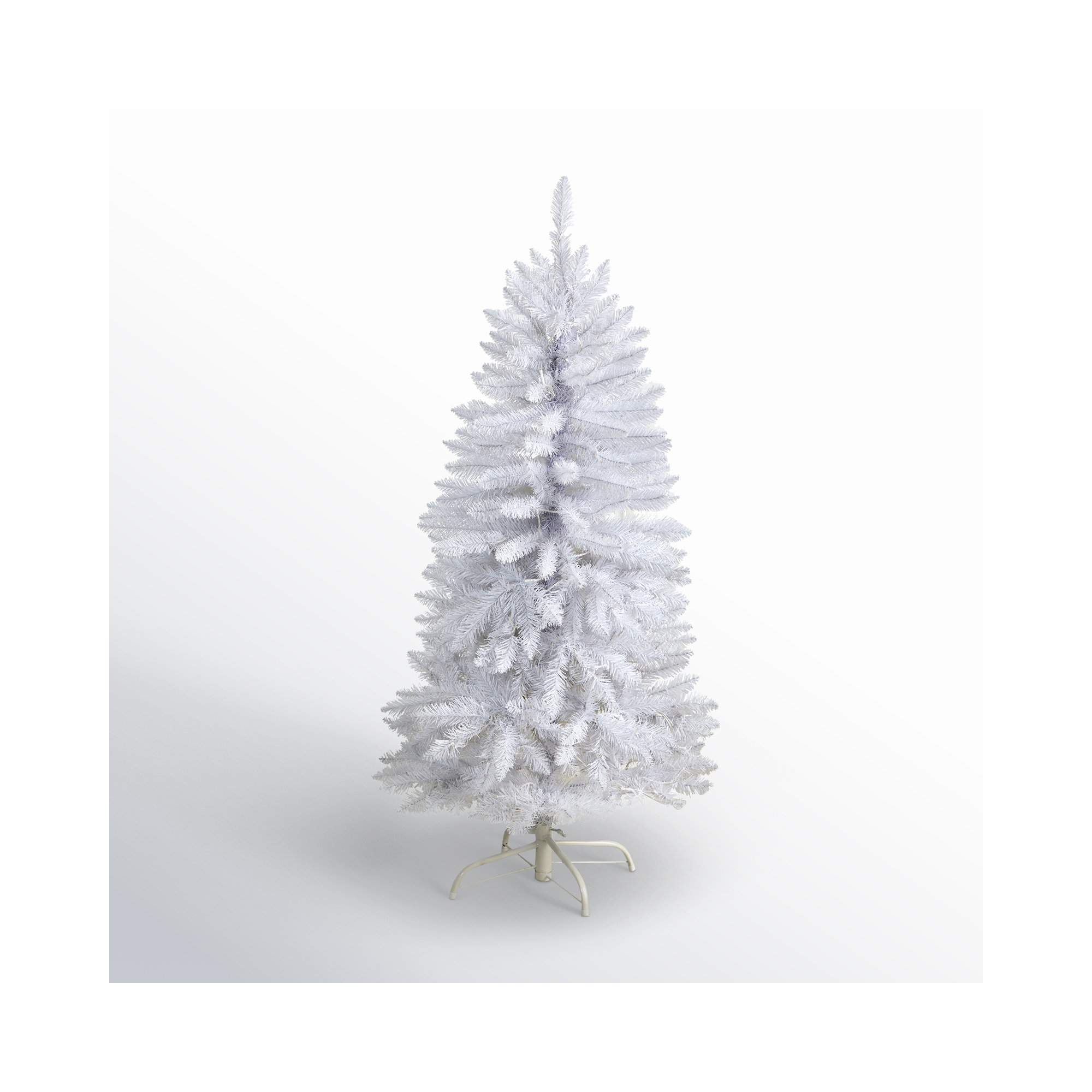 Lighted Artificial Fir Christmas Tree, 4'
