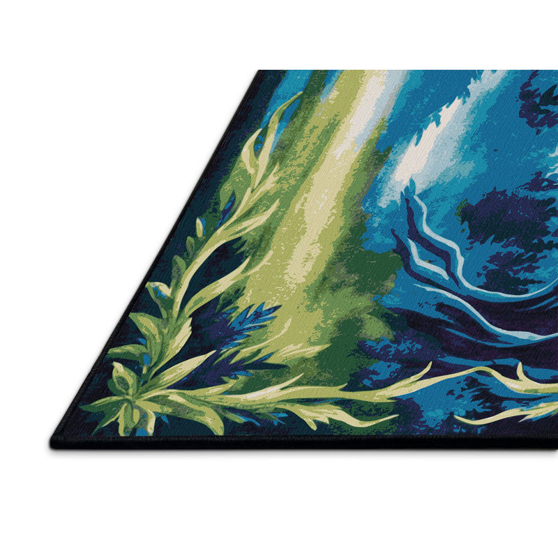 Whispering Leaves Rug, Rectangle 8' x 12'