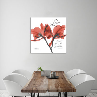 Orchid Love X-Ray Photography Print