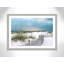 «Sunset Isle II» par Axelson, reproduction de photo encadrée