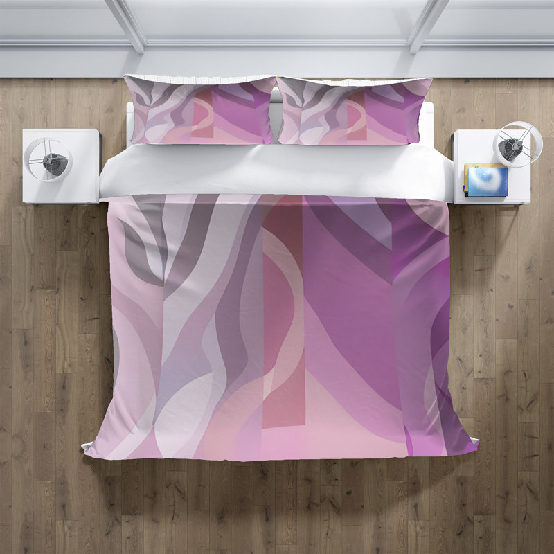 Ensemble de housse de couette , Housse de couette grand + 2 grandes taies décorat