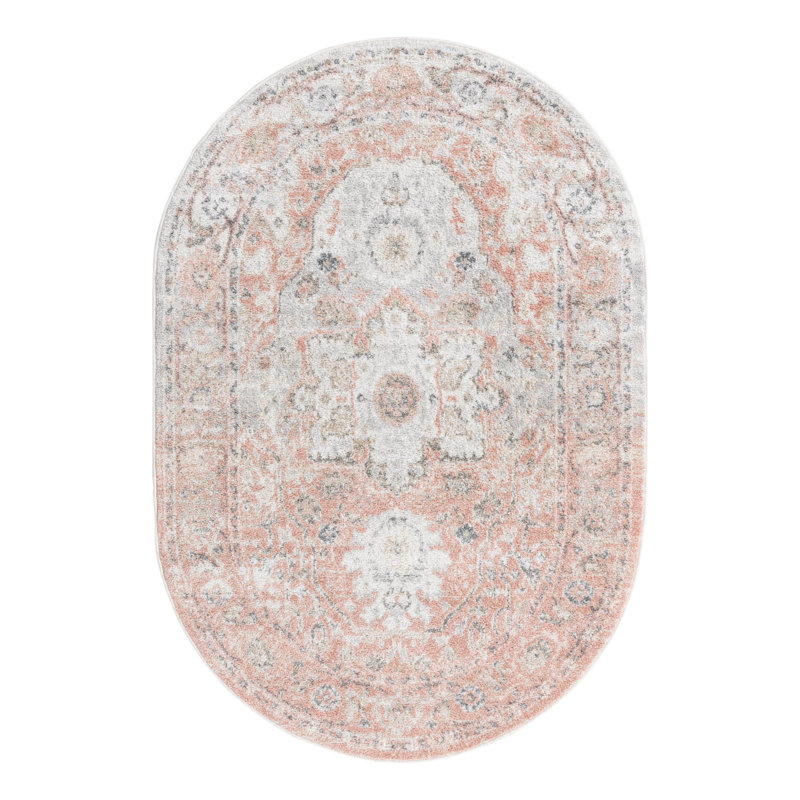 Longwell Oriental Indoor Rug, Oval 4' x 6'