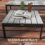 Outsunny 4 Piece L Shaped Garden Furniture Set 4 Seater Corner Sofa-477684297