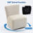 Upholstered Armless Swivel Accent Chair-1129305053