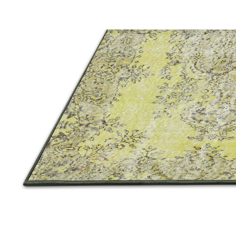 Tapis décoratif traditionnel brun, Rectangle 5 pi x 7 pi