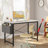 63" Computer Desk with Metal Frame, Waterproof Surface & Storage Bag – Ideal for Office Use-958896035-958896037