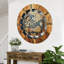 Solid Wood Wall Clock-1923536174