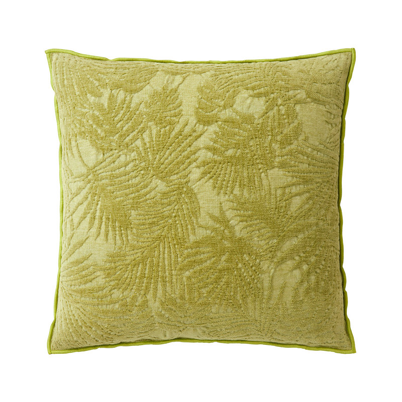 Verone Square Pillow Cover & Insert, Green