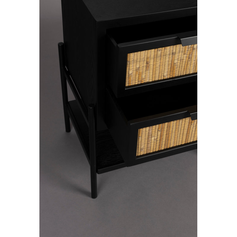 Table de chevet Yasu, Noir