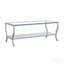 Table basse chromée