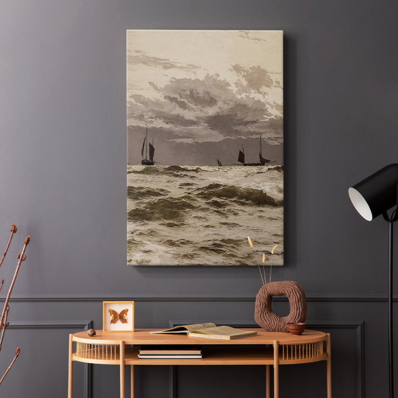 Paysage rétro CC XXVII - galerie Cavas, H 48 po x l 32 po