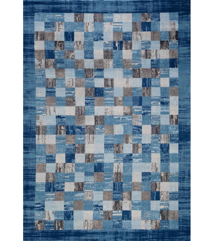 Tapis intérieur / extérieur bleu Artimacormick, Rectangle 10 pi x 13 pi