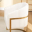 Chaises de salle à manger rembourrées en velours 19 po Sistrunk-772603334-772603332