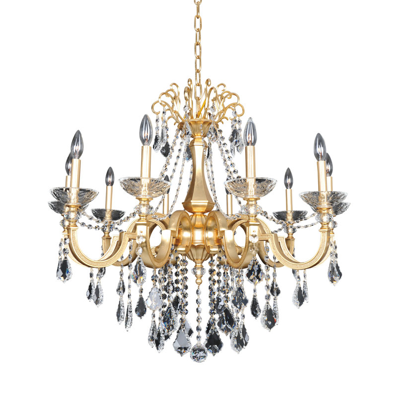 Lustre en or français 24 carats / transparent Barret 10 LT Allegri, Firenze clair