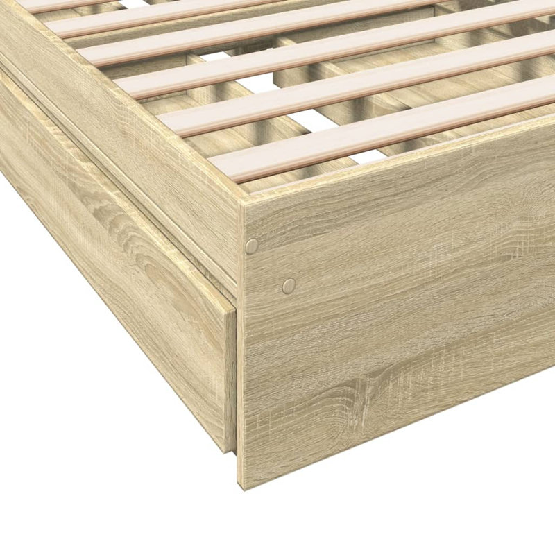 Greger Bed, Sonoma Oak, 90 x 200cm