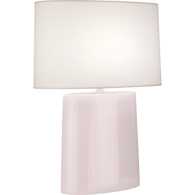 Victor 26.25" Table Lamp, Rose Water Glazed